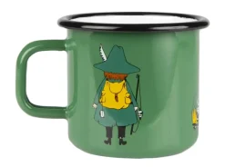 Moomin Emaljekopp - Snusmumrikken Mørk Grønn