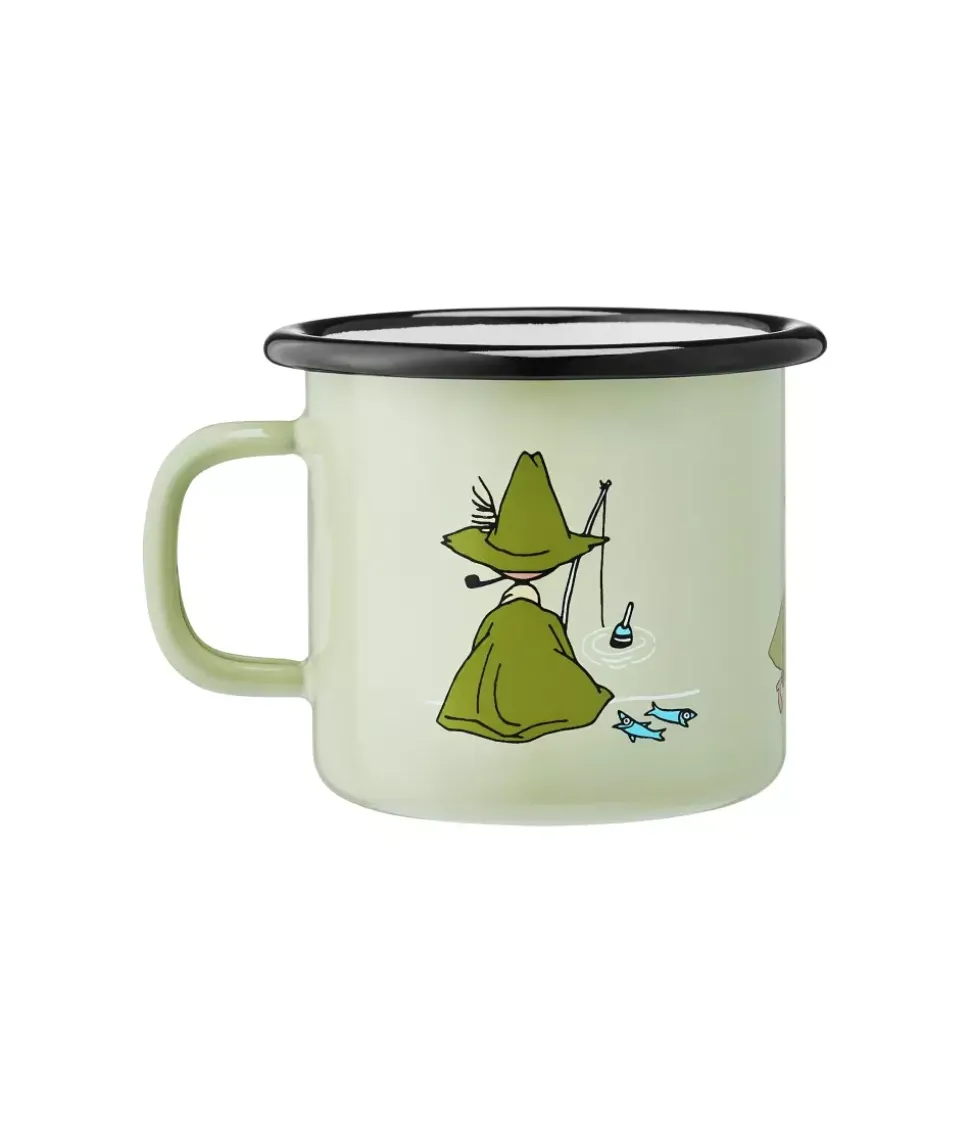 Moomin Emaljekopp - Snusmumrikken Grønn