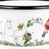 Moomin Emaljeskål - Glad Familie