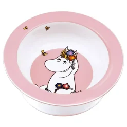 Moomin Eng Tallerken Med Sugekopp Rosa