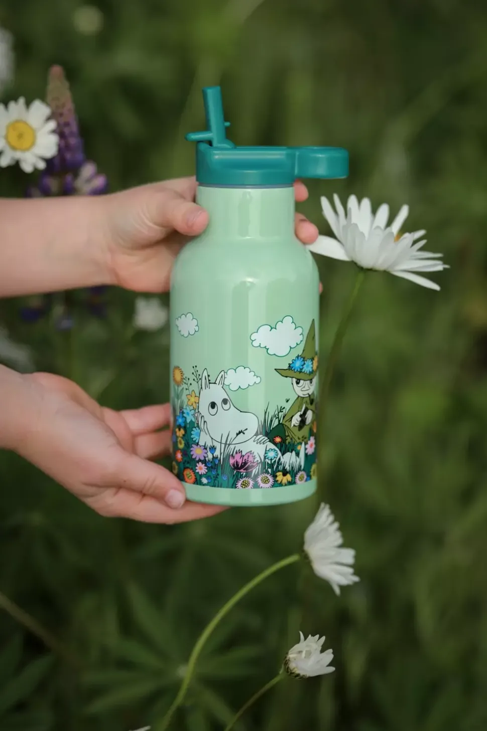 Moomin Eng Vannflaske, Grønn