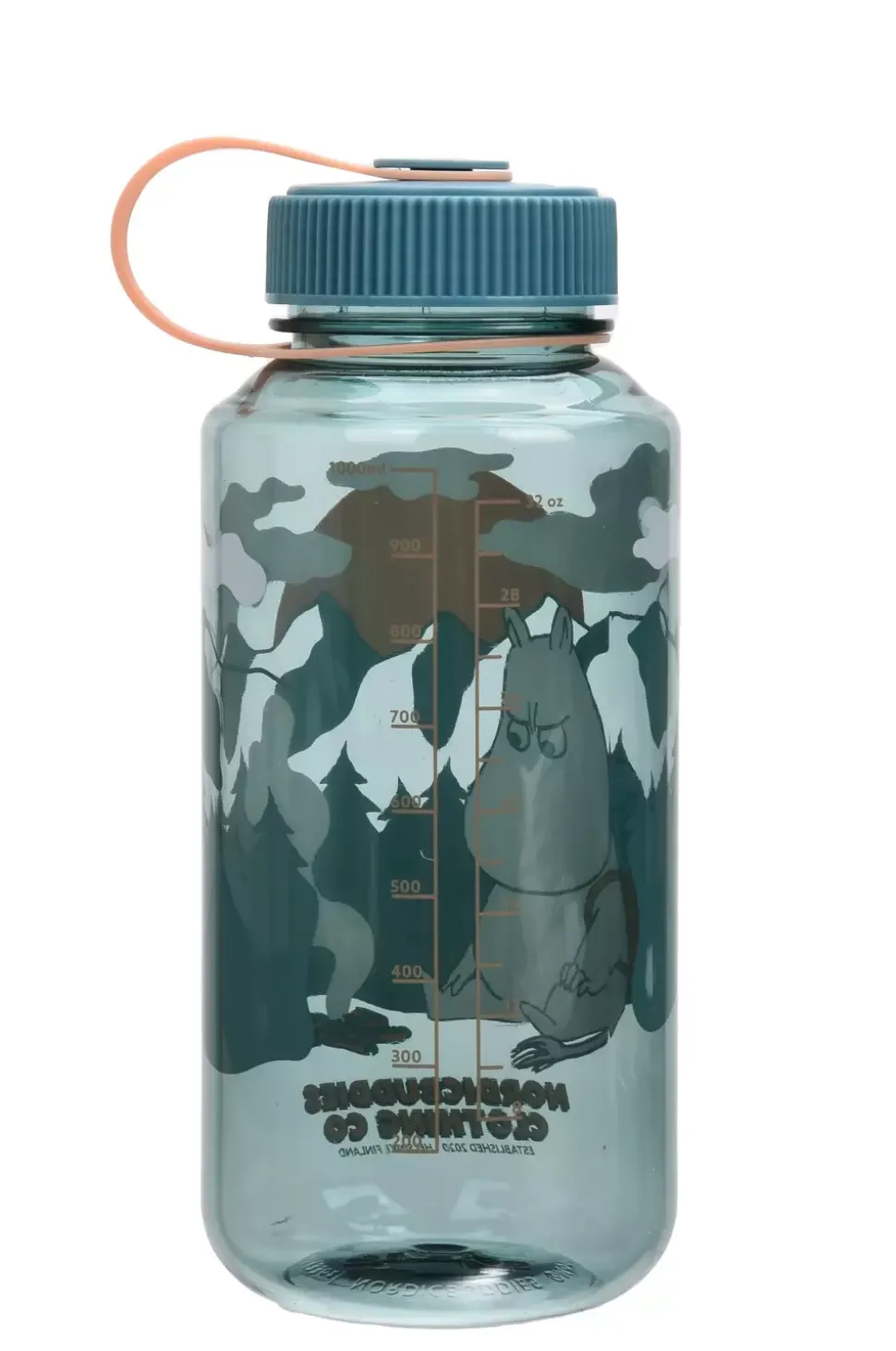 Moomin Everyday Vannflaske 960ml Grønn