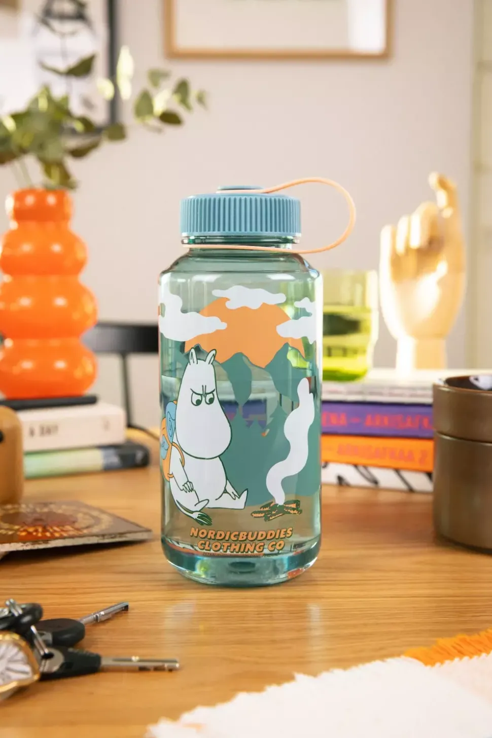 Moomin Everyday Vannflaske 960ml Grønn