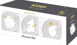Moomin julekule - Sparkling stars 3pk