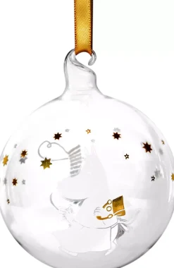 Moomin julekule - Sparkling stars 3pk