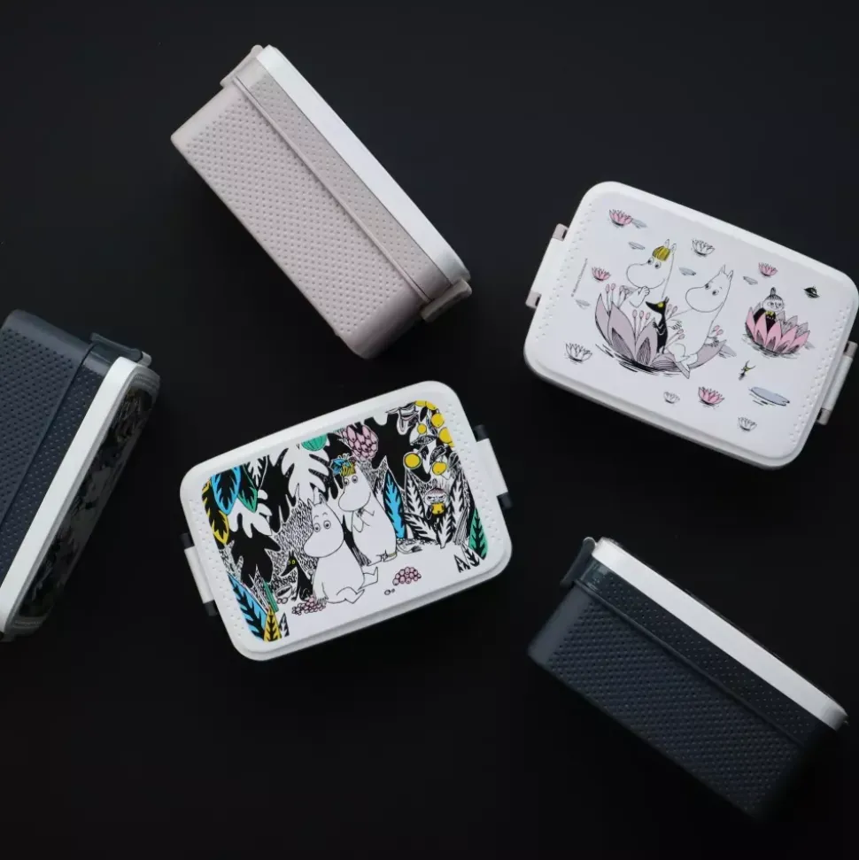 Moomin Matboks Grå Romdelt