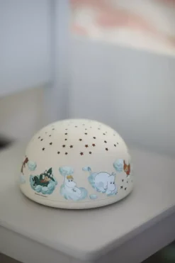 Moomin Nattlampe Med Stjernehimmel & Musikk