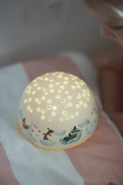 Moomin Nattlampe Med Stjernehimmel & Musikk