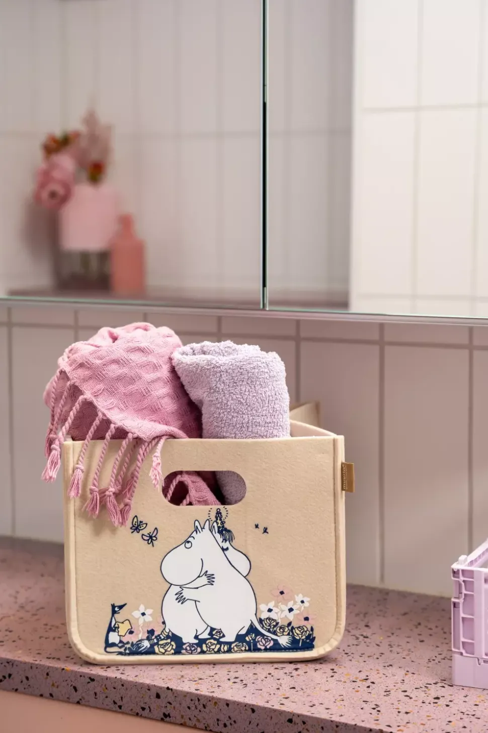 Moomin Oppbevaringskurv - Klem Natur