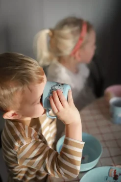 Moomin Picknick, Kopp Med Håndtak, Lys Blå