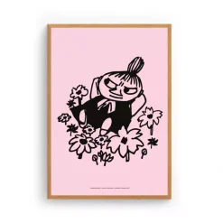 Moomin Poster Lille My Rosa H40