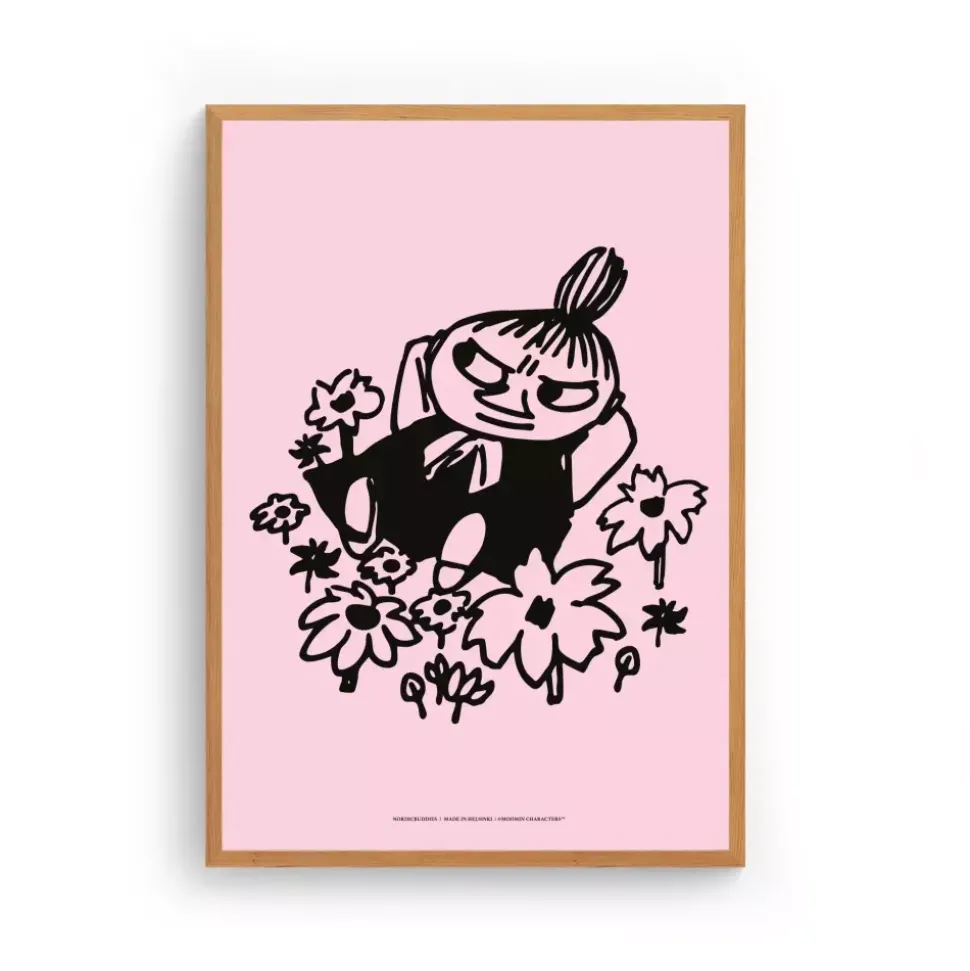 Moomin Poster Lille My Rosa H40