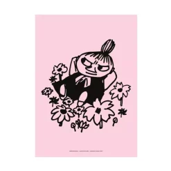 Moomin Poster Lille My Rosa H40