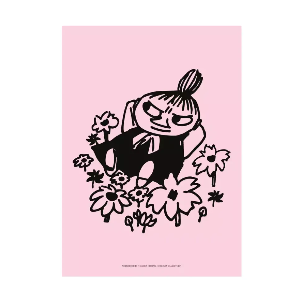 Moomin Poster Lille My Rosa H40