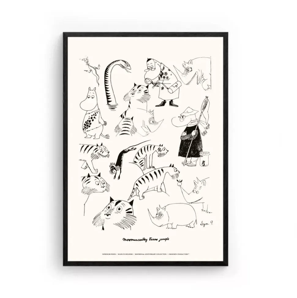Moomin Poster Moomin80 Hvit