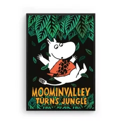 Moomin Poster Moomin80 Jungel Svart
