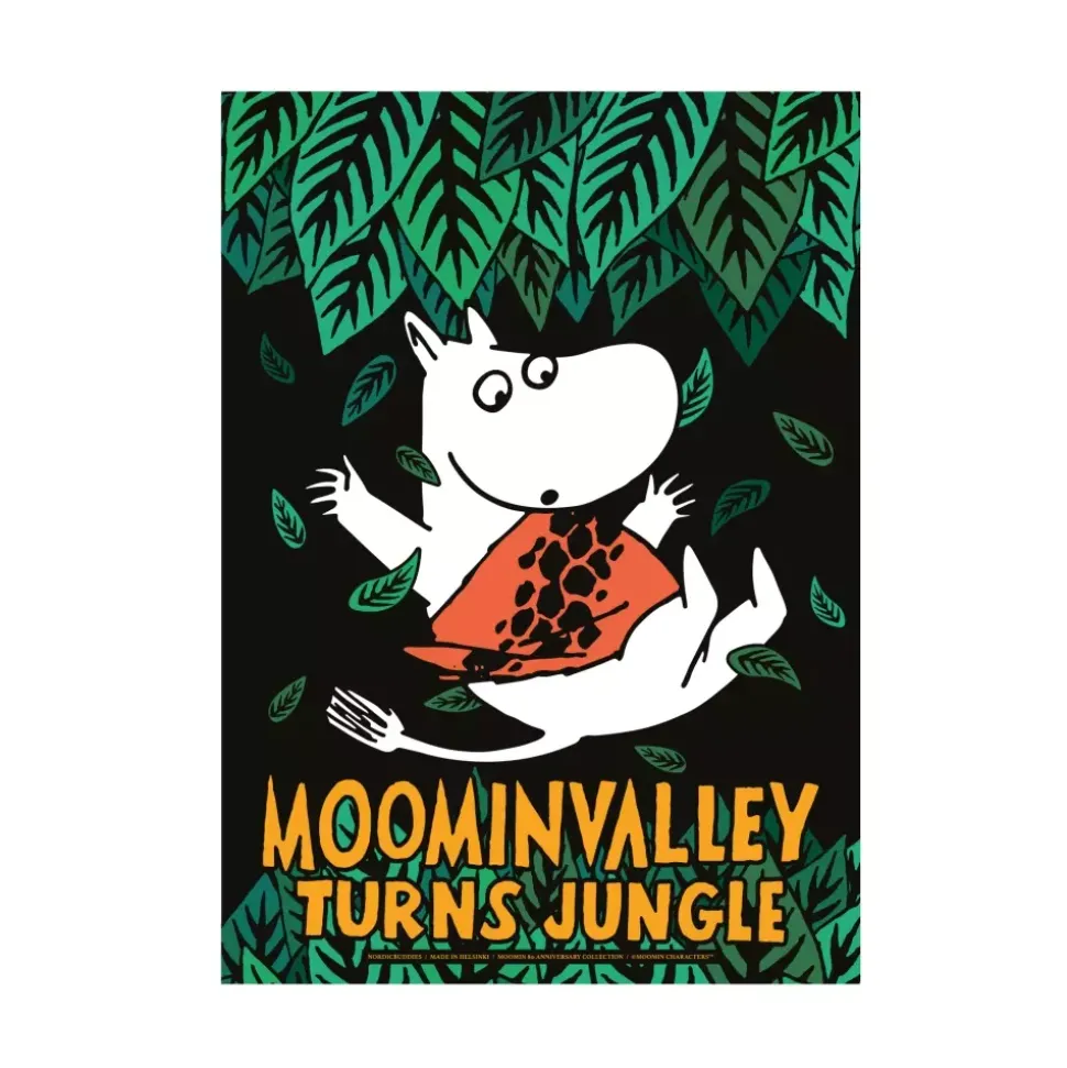 Moomin Poster Moomin80 Jungel Svart