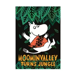 Moomin Poster Moomin80 Jungel Svart H40
