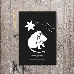 Moomin Poster Novels Svart