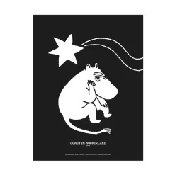Moomin Poster Novels Svart