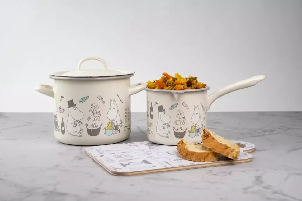 Moomin Sausepanne Emalje - Bon Appétit
