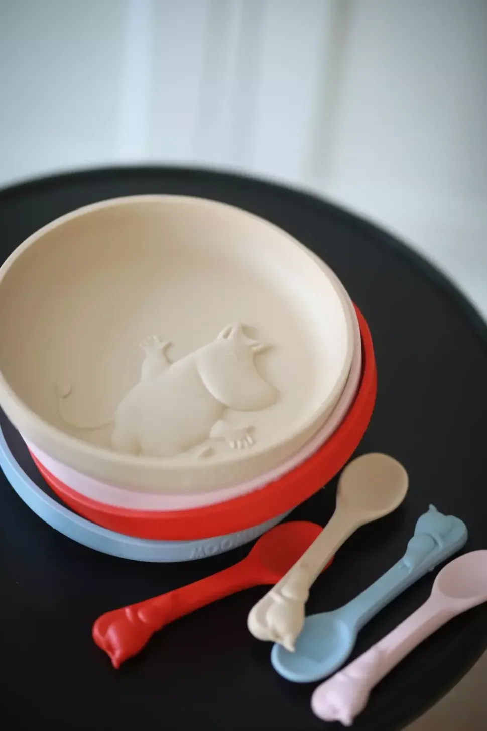 Moomin Silikonskje Rød