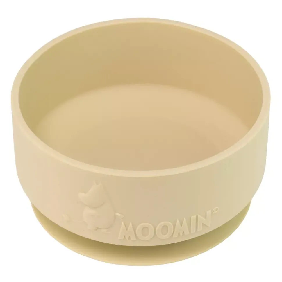 Moomin Skål Med Sugekopp Beige