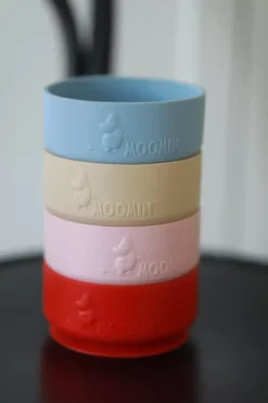 Moomin Skål Med Sugekopp Rød