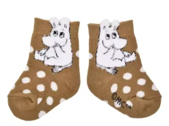 Moomin Sokker 25-27 Fluffy Baby Brun