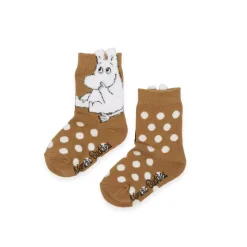 Moomin Sokker 25-27 Fluffy Baby Brun