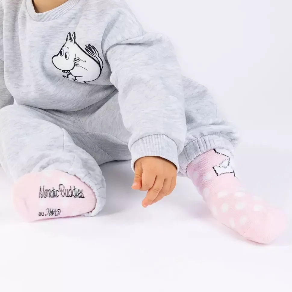 Moomin Sokker 25-27 Fluffy Baby Rosa