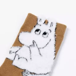 Moomin Sokker 28-31 Fluffy Barn Brun
