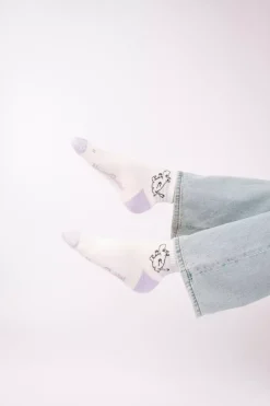 Moomin Sokker 36-42 Hvit & Lilla