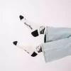 Moomin Sokker 36-42 Hvit & Svart Dame