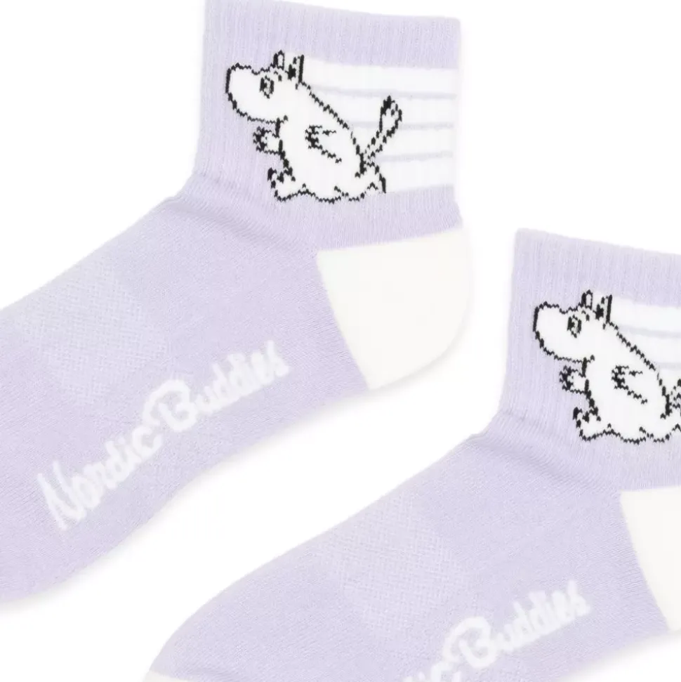 Moomin Sokker 36-42 Lilla & Hvit