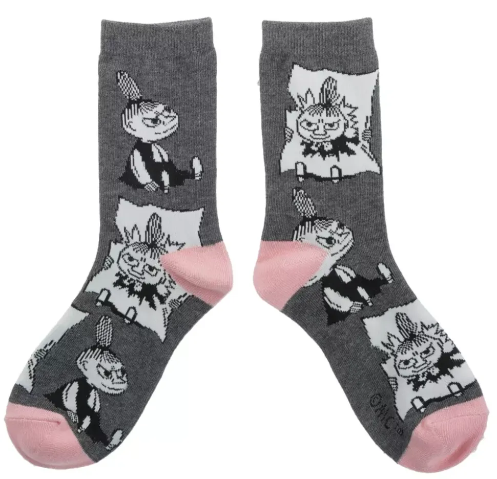 Moomin Sokker 36-42 Lille My Grå/Rosa