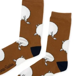 Moomin Sokker 40-45 Menn Klassisk "Butt" Brun