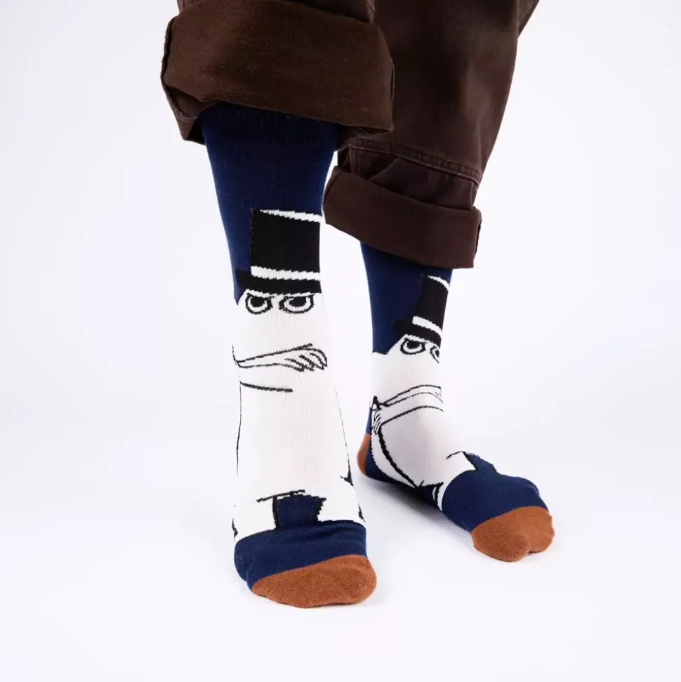 Moomin Sokker 40-45 Menn Klassisk Moominpappa Navy