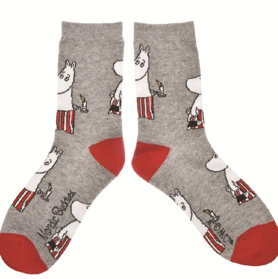Moomin Sokker 36-42 Moominmamma Grå