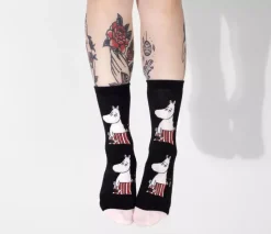 Moomin Sokker 36-42 Moominmamma Svart/Rosa