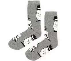 Moomin Sokker 40-45 Moominpappa Grå