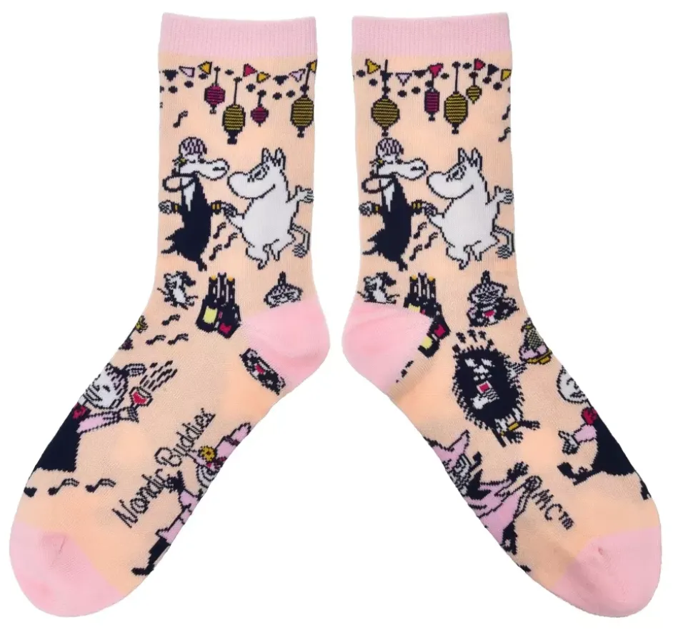 Moomin Sokker 36-42 Moomin Peach