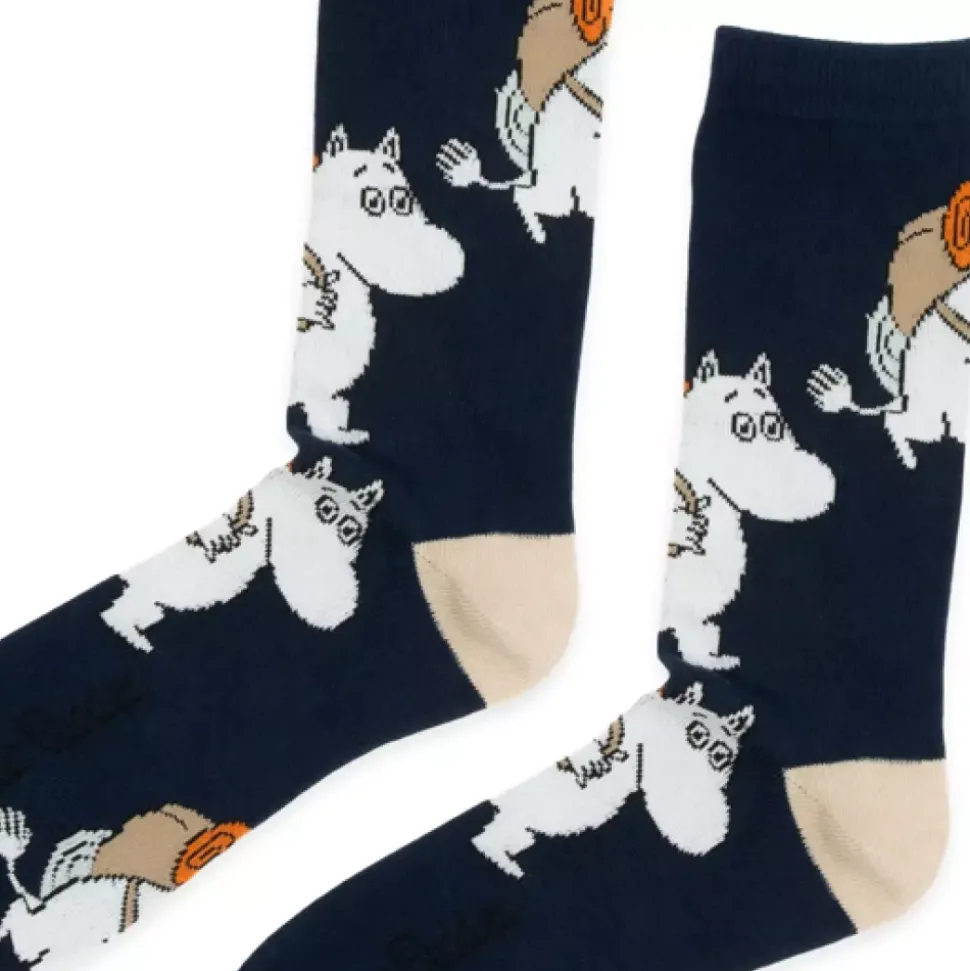 Moomin Sokker 40-45 Moomintroll Adventure Blå