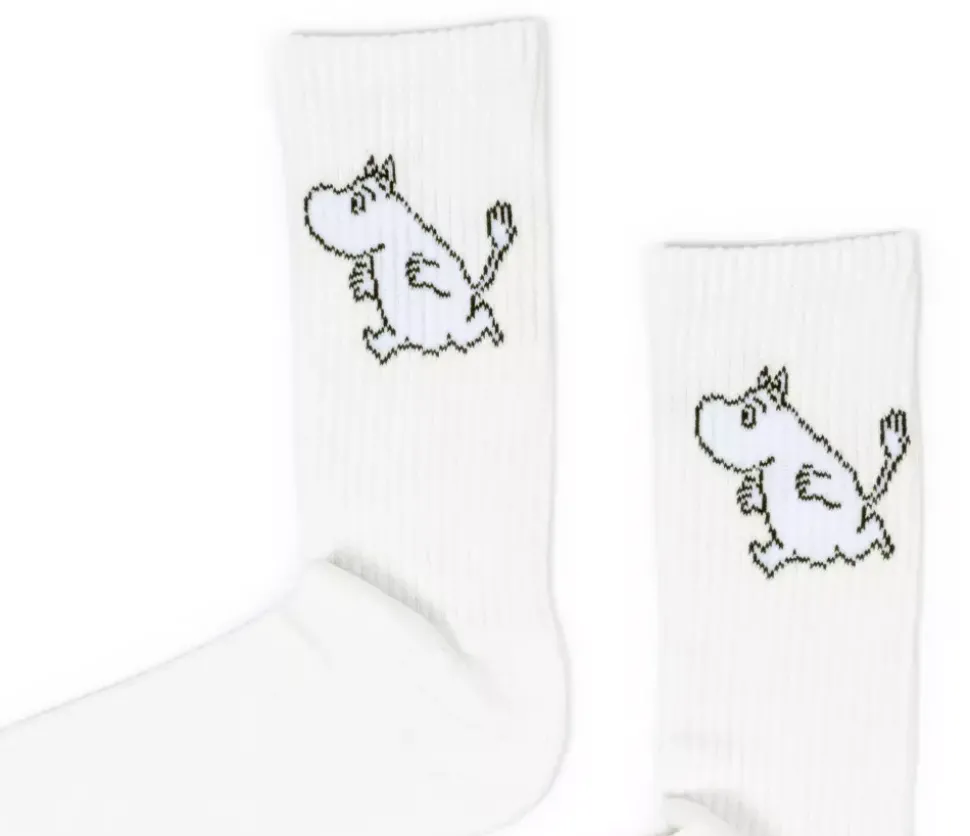 Moomin Sokker 36-42 Retro Moomin Hvit