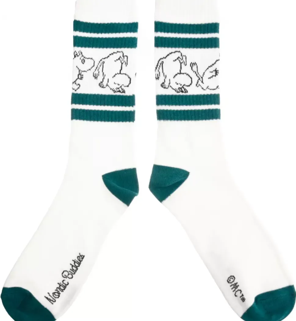 Moomin Sokker 40-45 Retro Moomin Hvite