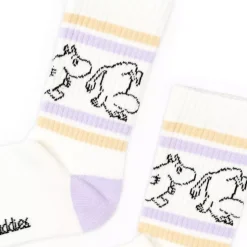 Moomin Sokker 36-42 Retro Moomin Hvite