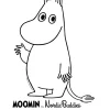 Moomin Sokker 36-42 Retro Moomin Lilla