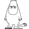 Moomin Sokker 36-42 Retro Moomin Mint
