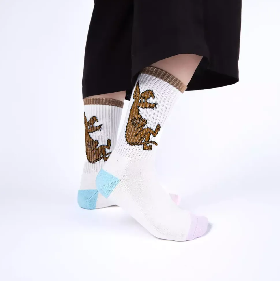 Moomin Sokker 36-42 Retro Sniff Hvit