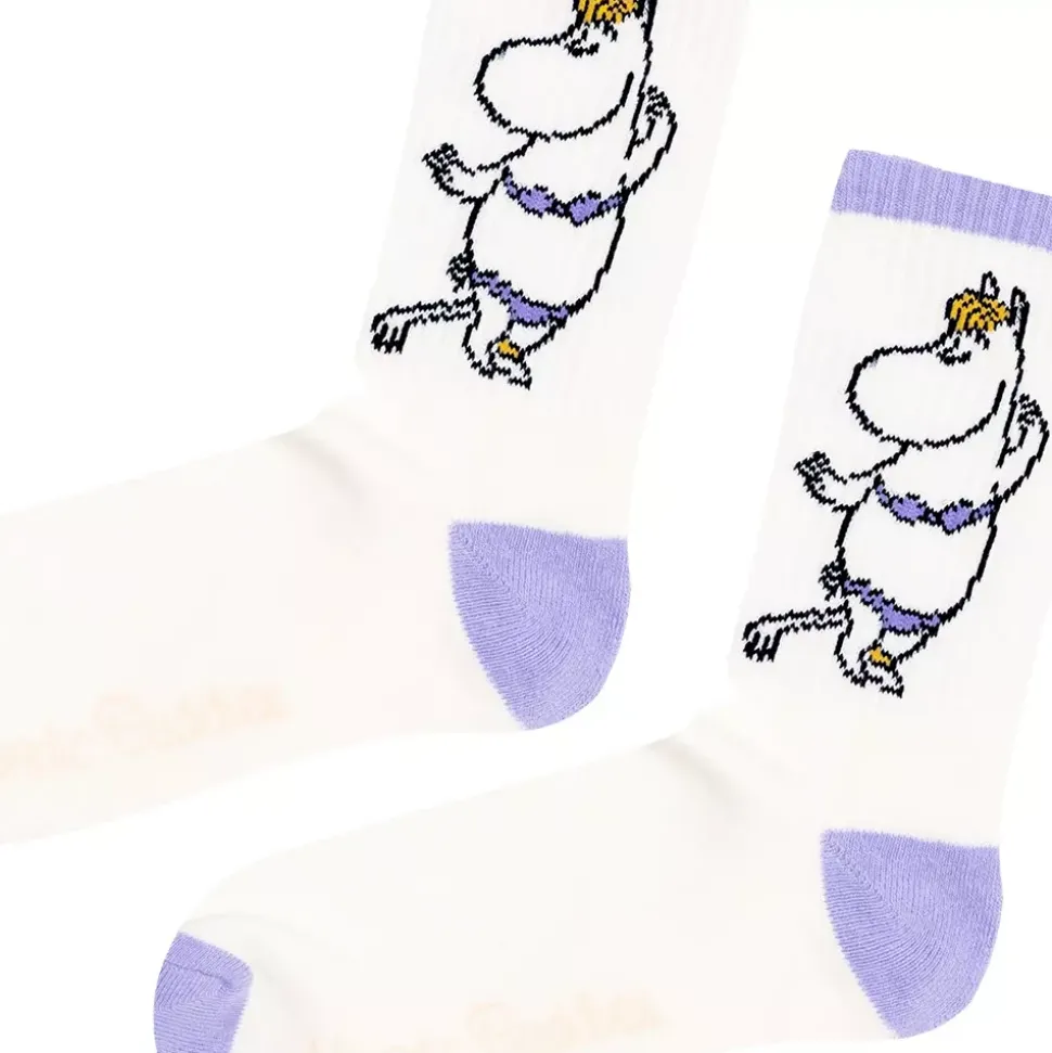 Moomin Sokker 36-42 Retro Snorkfrøken Hvit